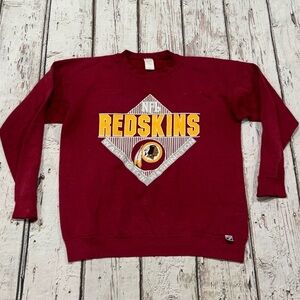 Vintage 1980s Washington Redskins Logo 7 NFL Football Crewneck Sweatshirt